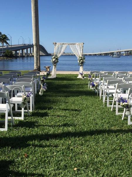 The majority of our business includes water-front weddings, creating the ideal atmosphere utilizing nature's beauty for your ceremony!